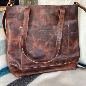 Portland Leather Goods Badlands Crossbody Tote